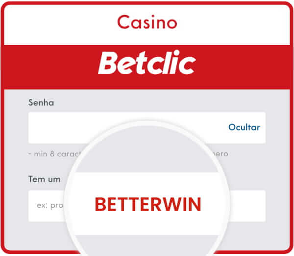 codigo promocional betclic para jogar em casino BETTERWIN